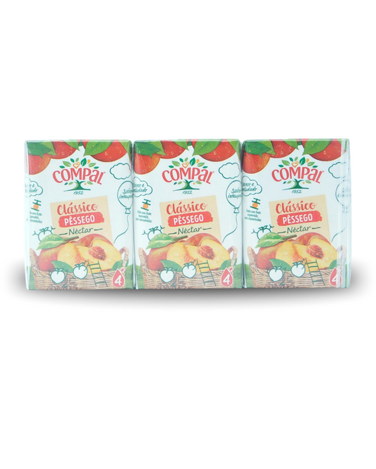 Néctar de Pêssego Compal Clássico 3x200 ML
