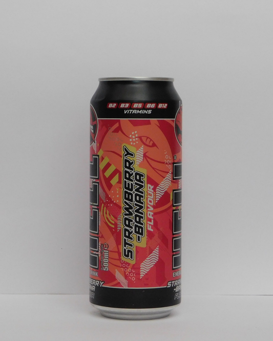 HELL Strawberry - Banana 500 ML