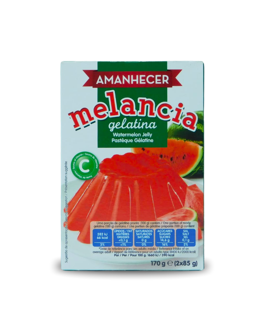 Gelatina Melancia Amanhecer 170 GR