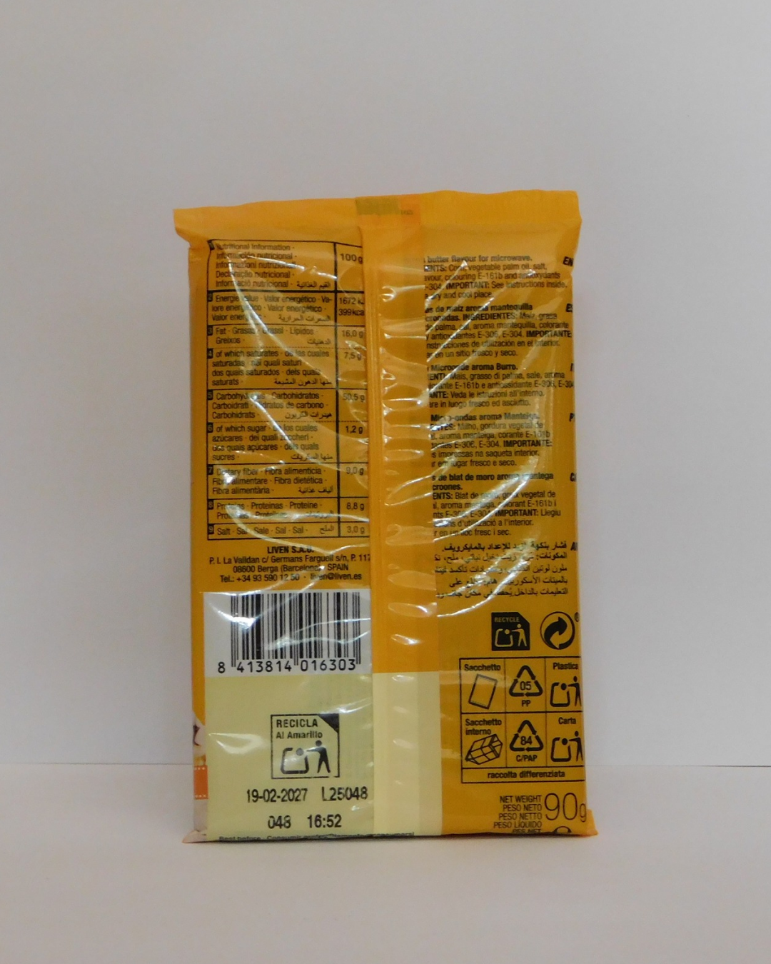 Popcorn Butter Bop 90 GR