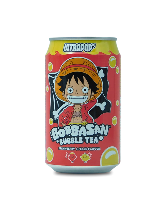 UltraPOP Luffy Bubble Tea Strawberry & Peach 320 ML