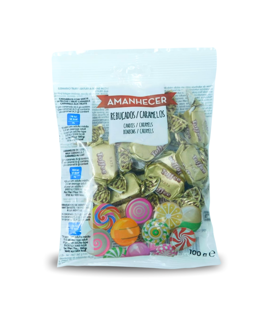 Rebuçados Caramelo Nata Amamhecer 100 GR