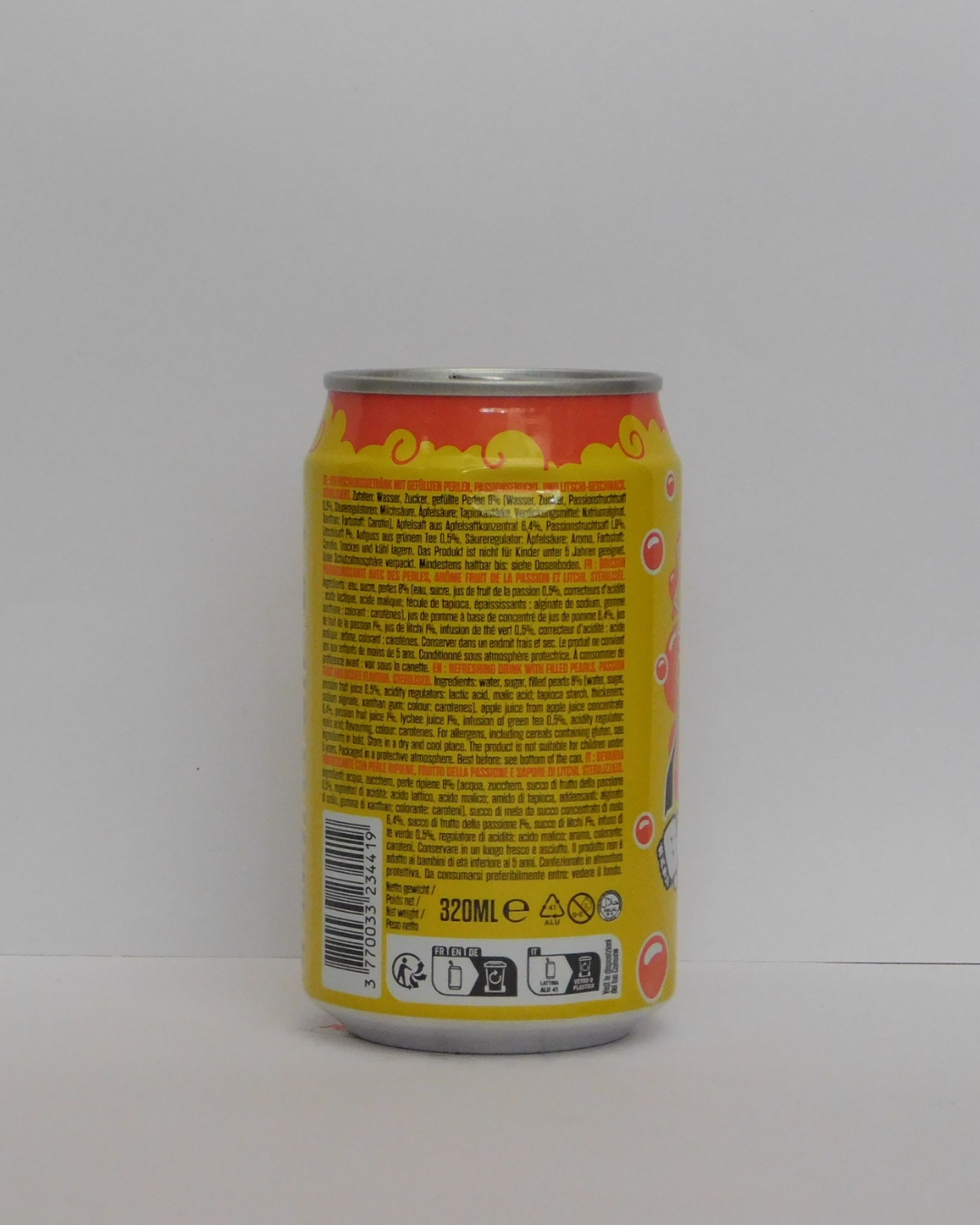 UltraPOP Naruto Bubble Tea Passion Fruit & Lychee 320 ML