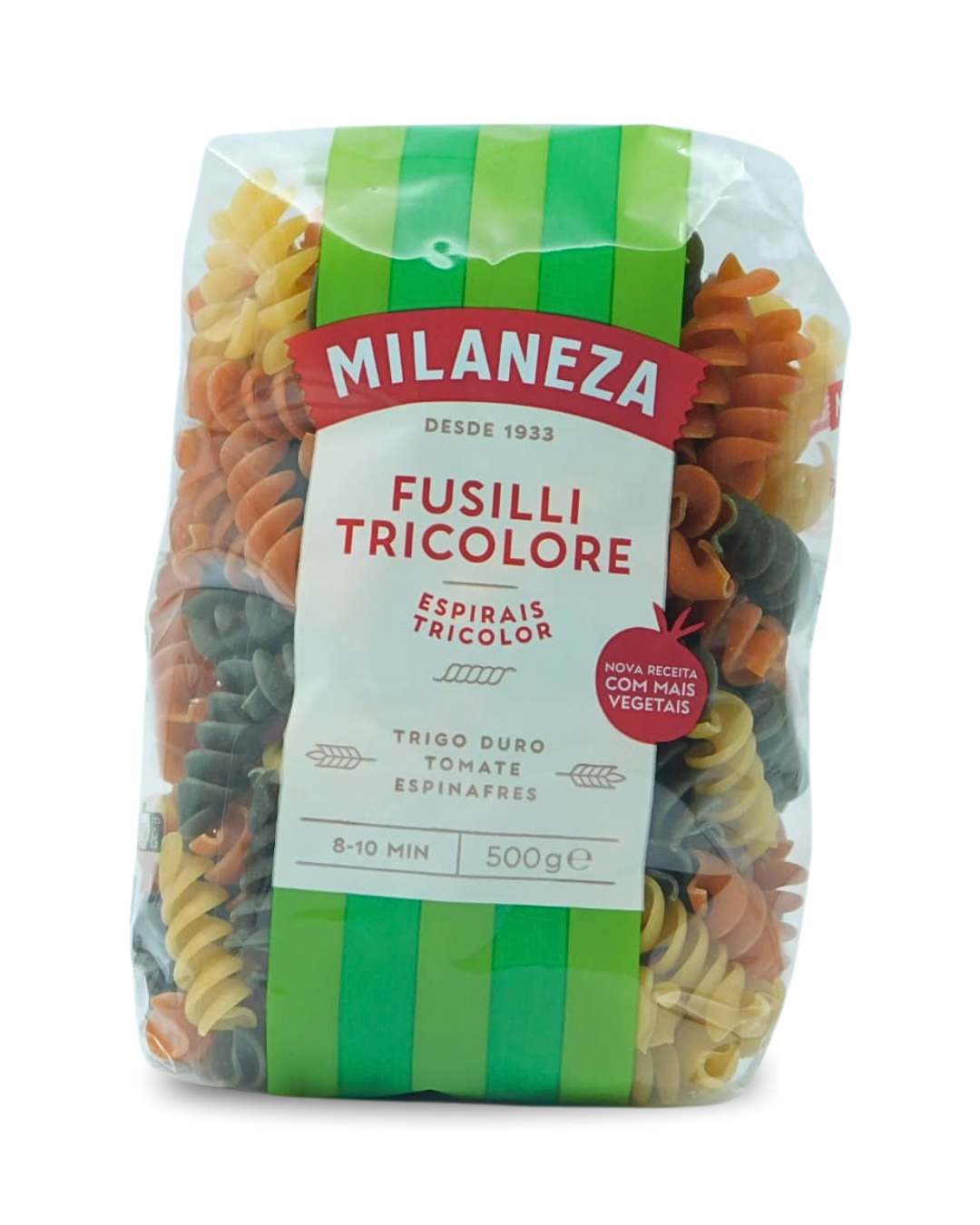 Espirais Tricolor Milaneza 500 Gr